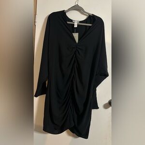 H&M Black Ruched Women's Dress